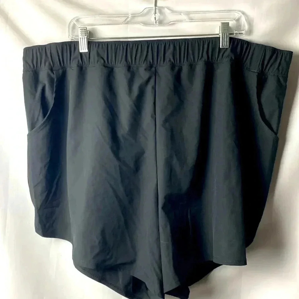 TORRID WO SIZE 20 BLACK DRI FIT SHORTS POLY SPANDEX BLEND‎ HAVE BEEN ALTERED